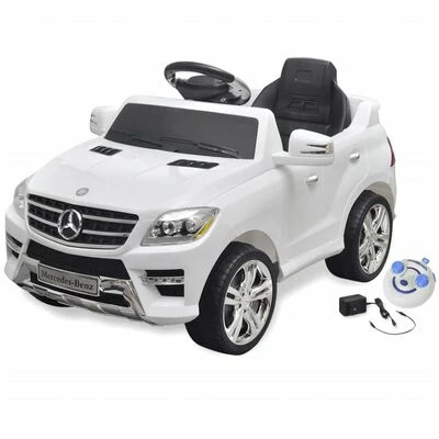 VidaXL Voiture électrique pour enfants Mercedes Benz ML350 Blanc 6 V 3 VidaXL Voiture électrique pour enfants Mercedes Benz ML350 Blanc 6 V