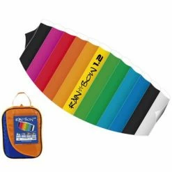 Jouets Soldes 2 RHOMBUS Cerf-volant au design d'arc-en-ciel 126x55 cm