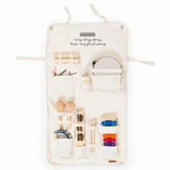 CHILDHOME Instruments musicaux jouet 8 pcs avec organisateur