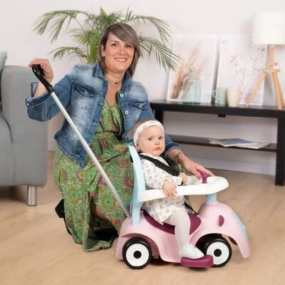 Smoby Voiture à enfourcher enfant 3 en 1 Maestro Rose 4 Smoby Voiture à enfourcher enfant 3 en 1 Maestro Rose – Image 2