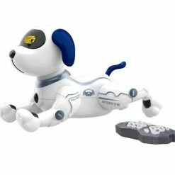 Gear2Play Robot chien jouet interactif télécommandé Robo Max