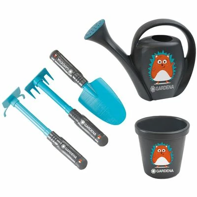 GARDENA Ensemble de jouets de jardinage 5 pcs Hedgehog Plastique 3 GARDENA Ensemble de jouets de jardinage 5 pcs Hedgehog Plastique