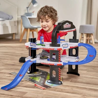 MajoRETTE Garage urbain jouet avec 5 voitures jouet 4 MajoRETTE Garage urbain jouet avec 5 voitures jouet – Image 2