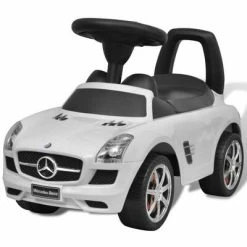 VidaXL Voiture blanche pour enfants Mercedes Benz