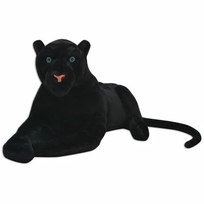 VidaXL Panthère en peluche Noir XXL 3 VidaXL Panthère en peluche Noir XXL