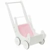 VidaXL Poussette pour poupée Bois 53 x 25,7 x 50 cm Blanc -Jouets Soldes image 1 80177