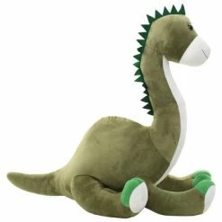 VidaXL dinosaure brontosaure en peluche Vert