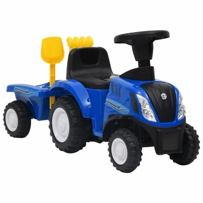 VidaXL Tracteur pour enfants New Holland Bleu 3 VidaXL Tracteur pour enfants New Holland Bleu