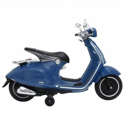 VidaXL Moto jouet électrique Vespa GTS300 Bleu 3 VidaXL Moto jouet électrique Vespa GTS300 Bleu
