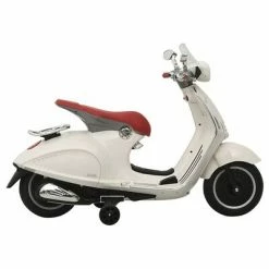 VidaXL Moto jouet électrique Vespa GTS300 Blanc