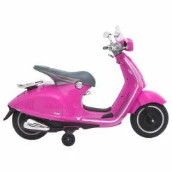 VidaXL Moto jouet électrique Vespa GTS300 Rose