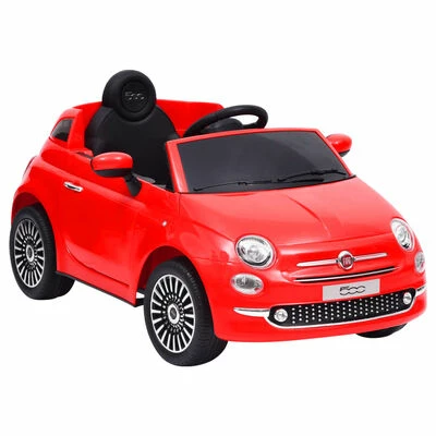 VidaXL Voiture électrique pour enfants Fiat 500 Rouge 3 VidaXL Voiture électrique pour enfants Fiat 500 Rouge