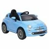 VidaXL Voiture électrique pour enfants Fiat 500 Bleu