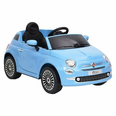 VidaXL Voiture électrique pour enfants Fiat 500 Bleu 3 VidaXL Voiture électrique pour enfants Fiat 500 Bleu