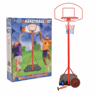 VidaXL Ensemble de basket portable réglable 200-236 cm 3 VidaXL Ensemble de basket portable réglable 200-236 cm