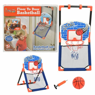VidaXL Ensemble basket multifonctionnel de porte et mur pour enfants 3 VidaXL Ensemble basket multifonctionnel de porte et mur pour enfants