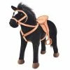 VidaXL Jouet en peluche Cheval Noir 2 VidaXL Jouet en peluche Cheval Noir -Jouets Soldes image 1 91310