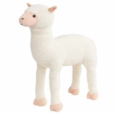 VidaXL Jouet en peluche Alpaga Blanc XXL 3 VidaXL Jouet en peluche Alpaga Blanc XXL