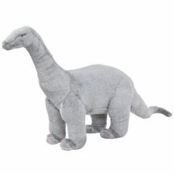 Jouets Soldes 18 VidaXL Jouet en peluche Dinosaure Brachiosaurus Gris XXL