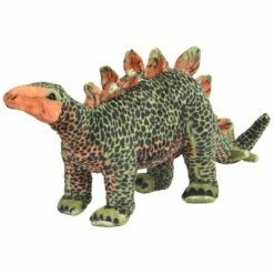 Jouets Soldes 16 VidaXL Jouet en peluche Dinosaure Stegosaurus Vert et orange XXL