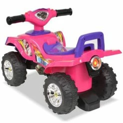 VidaXL VTT pour enfants avec son et lumière Rose et violet -Jouets Soldes image 2 10141