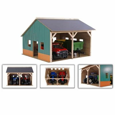 Kids Globe hangar de ferme pour tracteurs jouet Échelle 1:16 Bois 610338 4 Kids Globe hangar de ferme pour tracteurs jouet Échelle 1:16 Bois 610338 – Image 2
