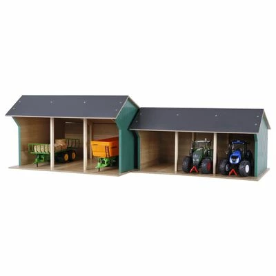 Kids Globe Hangar de ferme pour tracteurs jouet Petit 1:32 Bois 610192 4 Kids Globe Hangar de ferme pour tracteurs jouet Petit 1:32 Bois 610192 – Image 2