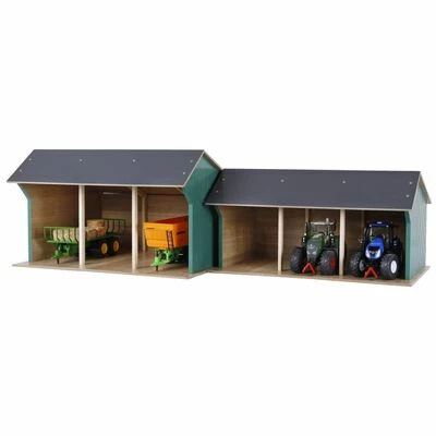 Kids Globe Hangar de ferme pour tracteurs jouet Grand 1:32 Bois 610193 4 Kids Globe Hangar de ferme pour tracteurs jouet Grand 1:32 Bois 610193 – Image 2