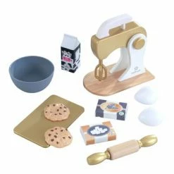 Jouets Soldes 28 KidKraft Ensemble de pâtisserie 11 pcs Modern Metallics
