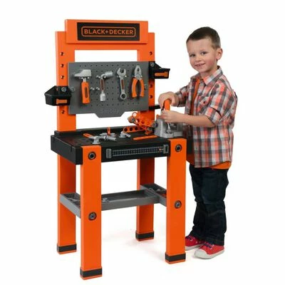 Smoby Établi pour enfants BLACK+DECKER Bricolo One 4 Smoby Établi pour enfants BLACK+DECKER Bricolo One – Image 2