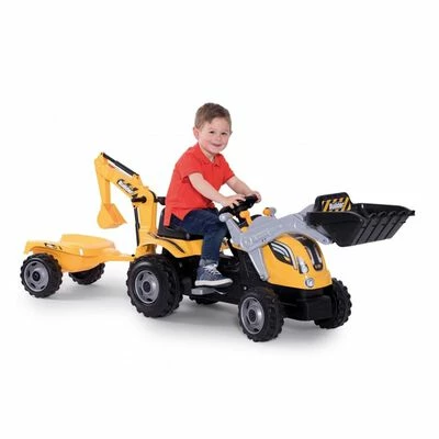 Smoby Tracteur et remorque pour enfants Builder Max Jaune et noir 4 Smoby Tracteur et remorque pour enfants Builder Max Jaune et noir – Image 2