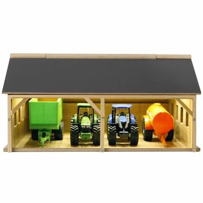 Kids Globe Hangar de ferme pour tracteurs jouets 1:50 4 Kids Globe Hangar de ferme pour tracteurs jouets 1:50 – Image 2