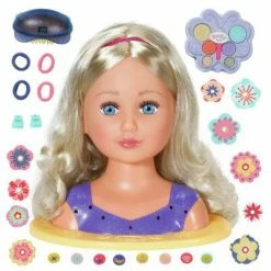 BABY Born Tête de poupée de coiffage 27 cm