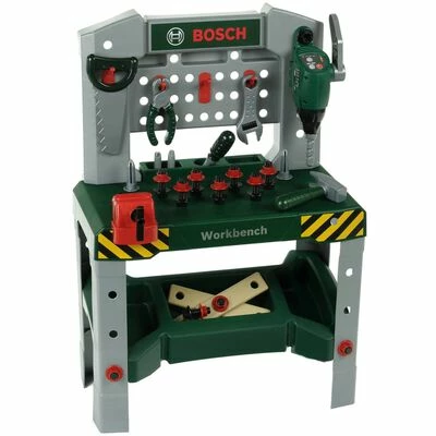 Bosch Établi jouet avec outils Vert 4 Bosch Établi jouet avec outils Vert – Image 2