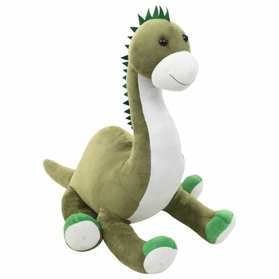 VidaXL dinosaure brontosaure en peluche Vert 4 VidaXL dinosaure brontosaure en peluche Vert – Image 2
