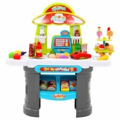 VidaXL Ensemble de magasin de jeu pour enfants 51 pcs 68x25x67,5 cm -Jouets Soldes image 2 80246