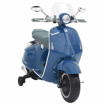 VidaXL Moto jouet électrique Vespa GTS300 Bleu 4 VidaXL Moto jouet électrique Vespa GTS300 Bleu – Image 2