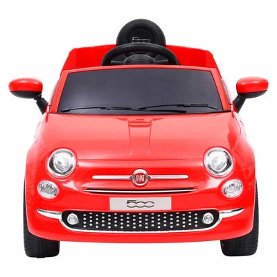 VidaXL Voiture électrique pour enfants Fiat 500 Rouge 4 VidaXL Voiture électrique pour enfants Fiat 500 Rouge – Image 2