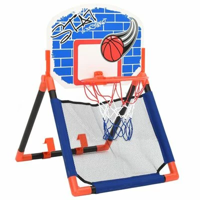VidaXL Ensemble basket multifonctionnel de porte et mur pour enfants 4 VidaXL Ensemble basket multifonctionnel de porte et mur pour enfants – Image 2
