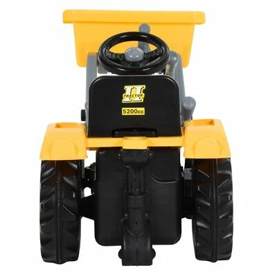VidaXL Tracteur à pédales avec excavateur pour enfants Jaune et noir 4 VidaXL Tracteur à pédales avec excavateur pour enfants Jaune et noir – Image 2