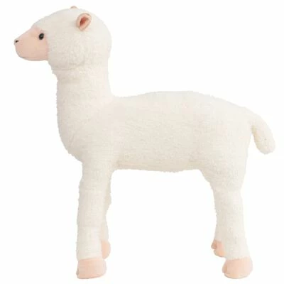 VidaXL Jouet en peluche Alpaga Blanc XXL 4 VidaXL Jouet en peluche Alpaga Blanc XXL – Image 2