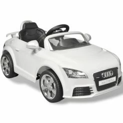 VidaXL Voiture avec télécommande pour enfants Audi TT RS Blanc -Jouets Soldes image 3 10087