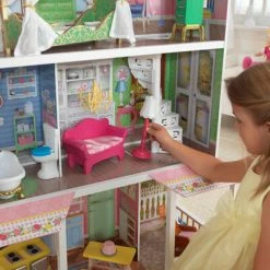 KidKraft Maison de poupées à 3 étages Sweet 88,39 x 33,02 x 111,76 cm -Jouets Soldes image 3 425345