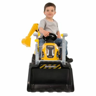 Smoby Tracteur et remorque pour enfants Builder Max Jaune et noir 5 Smoby Tracteur et remorque pour enfants Builder Max Jaune et noir – Image 3