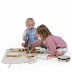 CHILDHOME Instruments musicaux jouet 8 pcs avec organisateur -Jouets Soldes image 3 434185