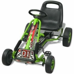 VidaXL Kart à pédale avec siège ajustable Vert -Jouets Soldes image 3 80153