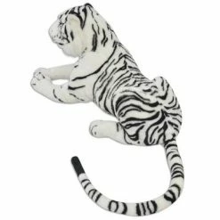 VidaXL Tigre en peluche Blanc XXL 9 VidaXL Tigre en peluche Blanc XXL -Jouets Soldes image 3 80164
