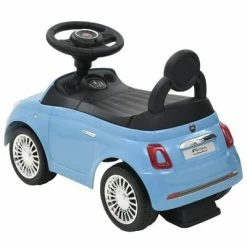 VidaXL Voiture à chevaucher Fiat 500 Bleu -Jouets Soldes image 3 80216