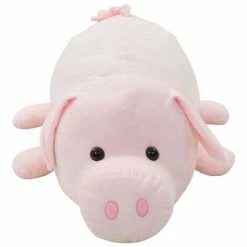 VidaXL cochon en peluche rose -Jouets Soldes image 3 80242