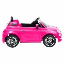 VidaXL Voiture électrique pour enfants Fiat 500 Rose -Jouets Soldes image 3 80318